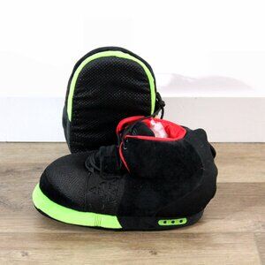 NEW Red Yeezy 2 Fluffy Slippers One Size Fits All (Adult Unisex)